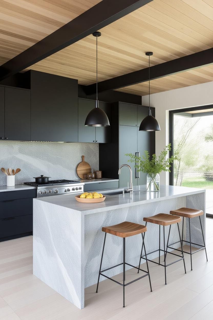 Completed high-end home renovation by Rule Five Design & Build